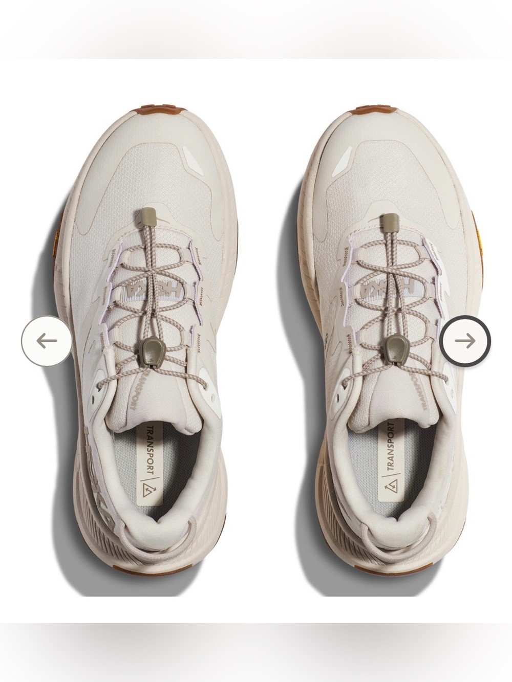 Hoka One Women’s Transport Sneakers - Eggnog color